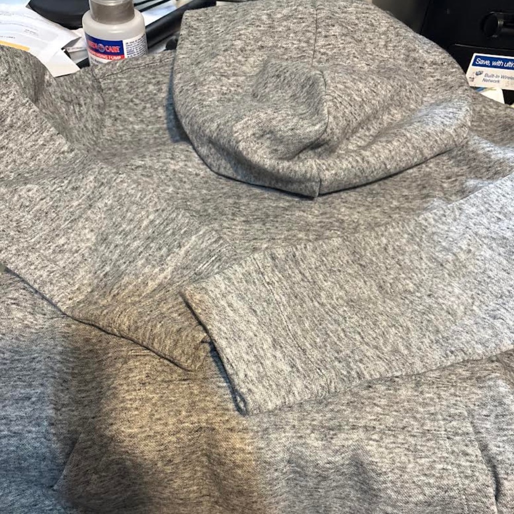 14-15 SUPER SOFT OLD NAVY PULL OVER TOP XL SALT PEPPER
